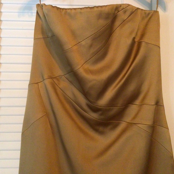 MICHAEL.KORS/.Strapless.SILK.DRESS - Picture 7 of 13